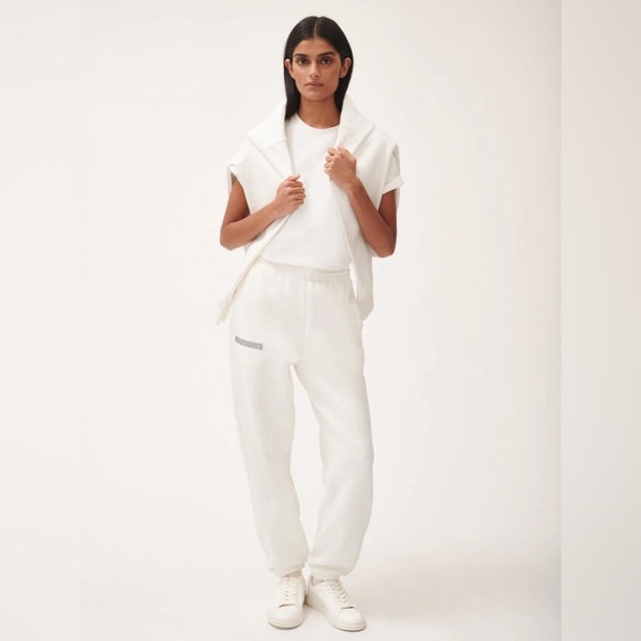 White Track Pants With Hoodie Pangaia Womens 365 Heavyweight